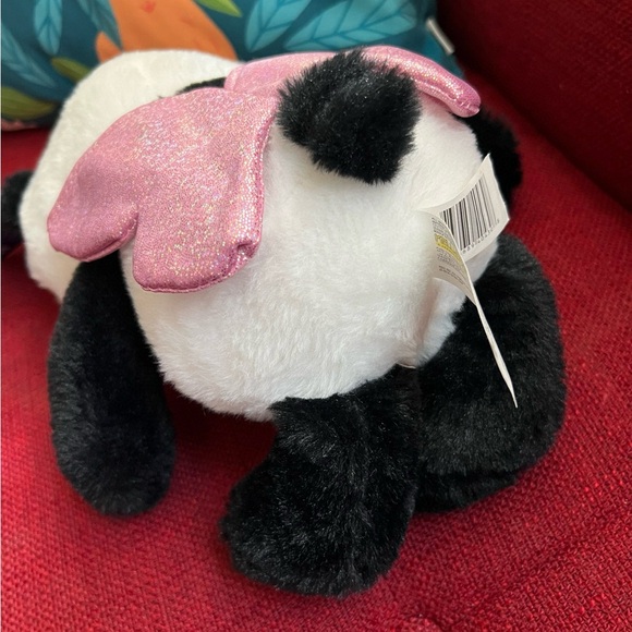 Kellytoy Fairy Panda Bear Plush W/ Pink Sparkly Wings 12” - Picture 5 of 7